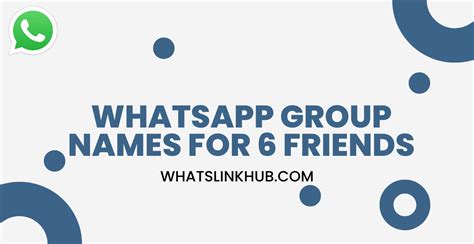 250+ Best WhatsApp Group Names for Friends and .